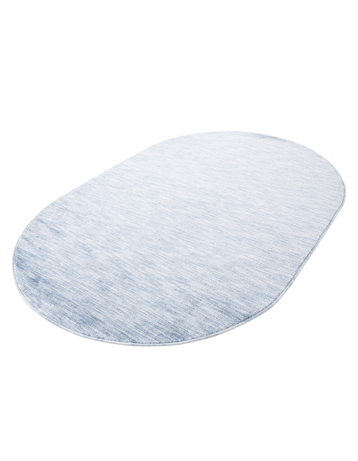 Oval Teppich Gabbeh Design in Hellblau von Hadorn™ - Lifestyle Image