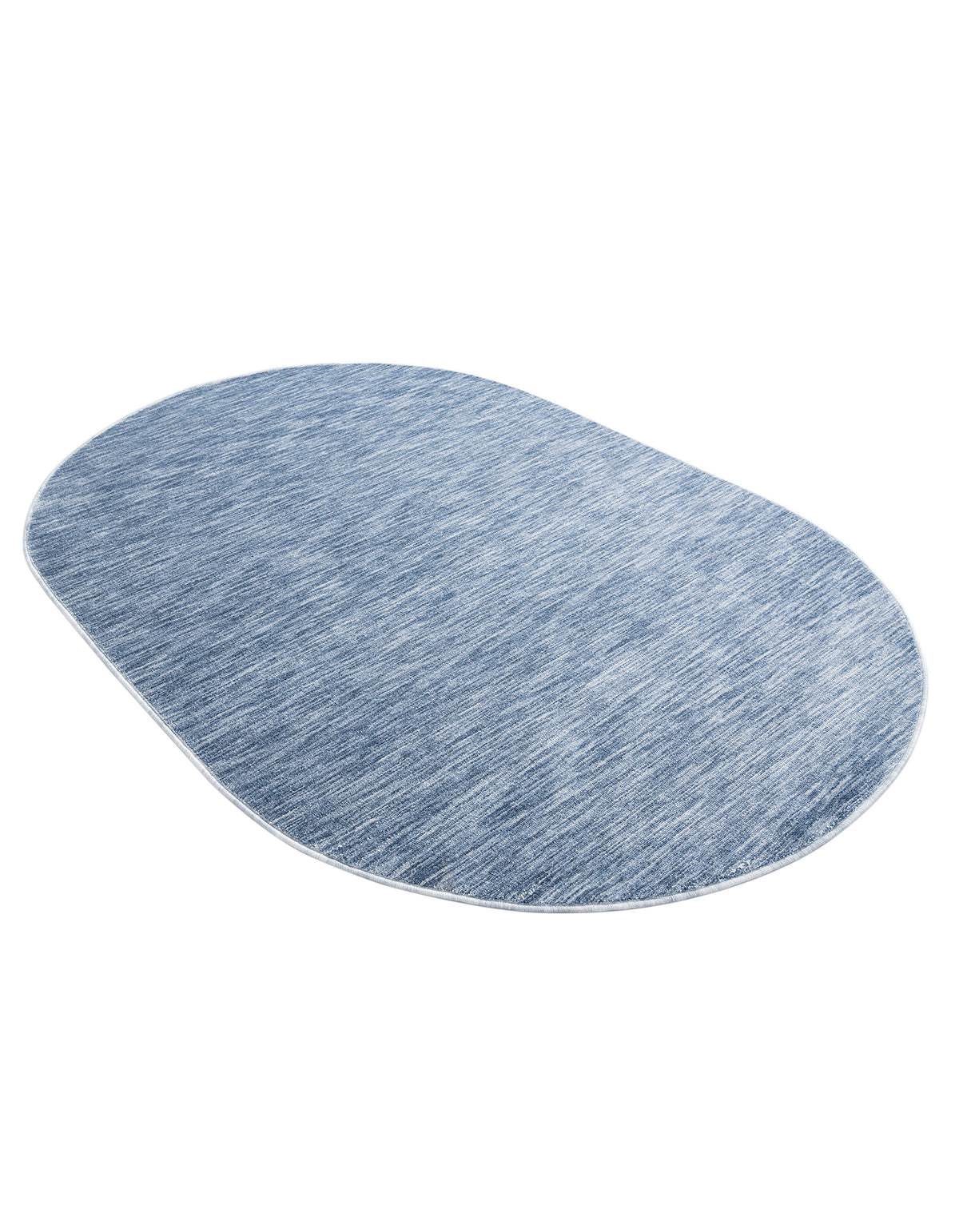 Oval Teppich Gabbeh Design in Hellblau von Hadorn™ - Lifestyle Image