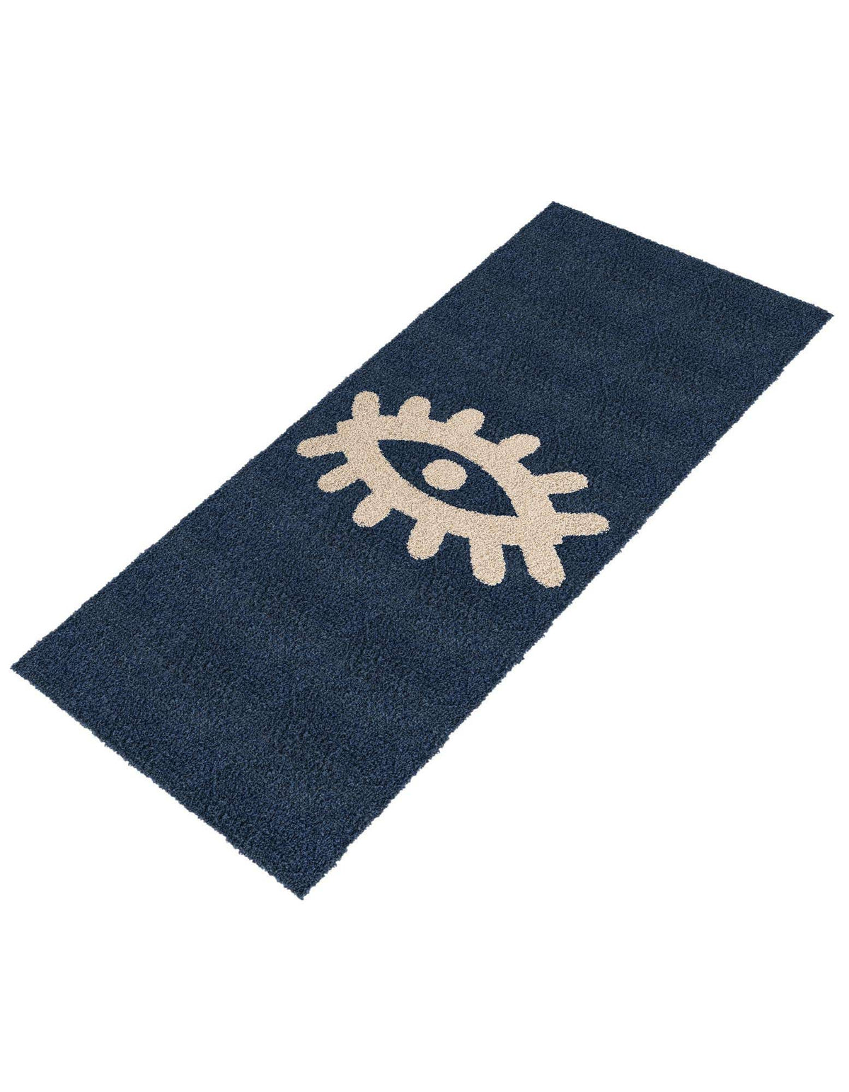 Läufer Teppich AI Handgetuftet in Marineblau von Hadorn™ - Lifestyle Image