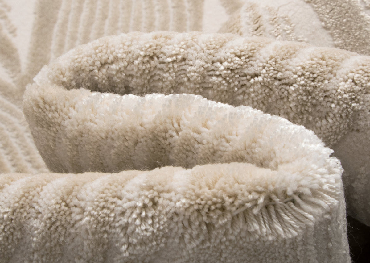 Rund Teppich Royal Nature in Beige von Hadorn™ - Lifestyle Image