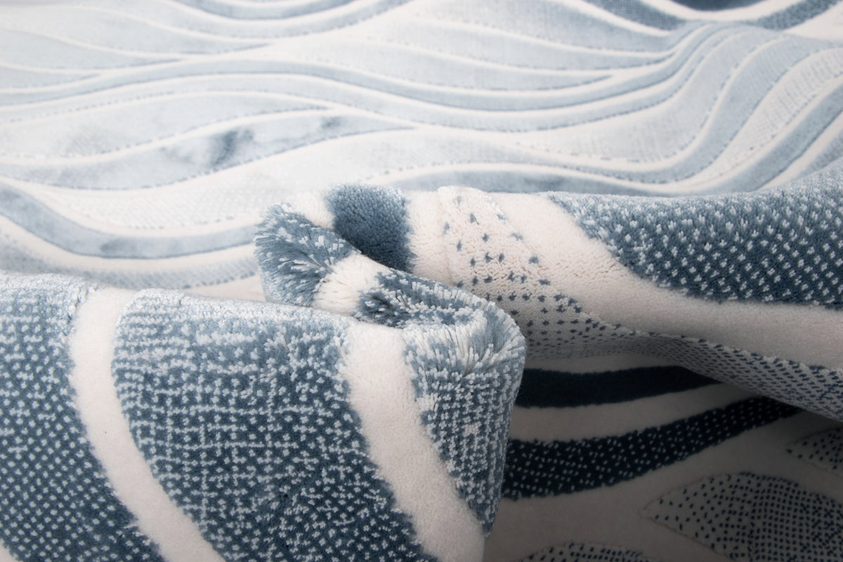 Rechteck Teppich Royal Blaze in Blau von Hadorn™ - Lifestyle Image
