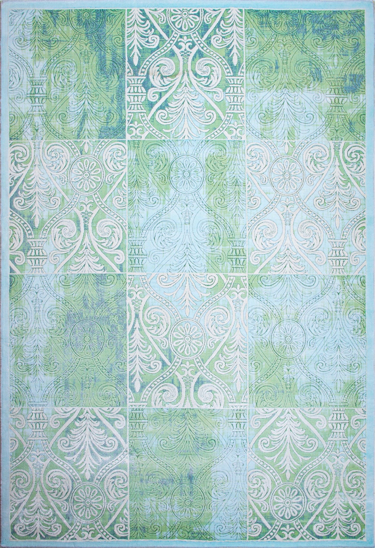 Rechteck Teppich Royal Phoenix in Blau von Hadorn™ - Lifestyle Image