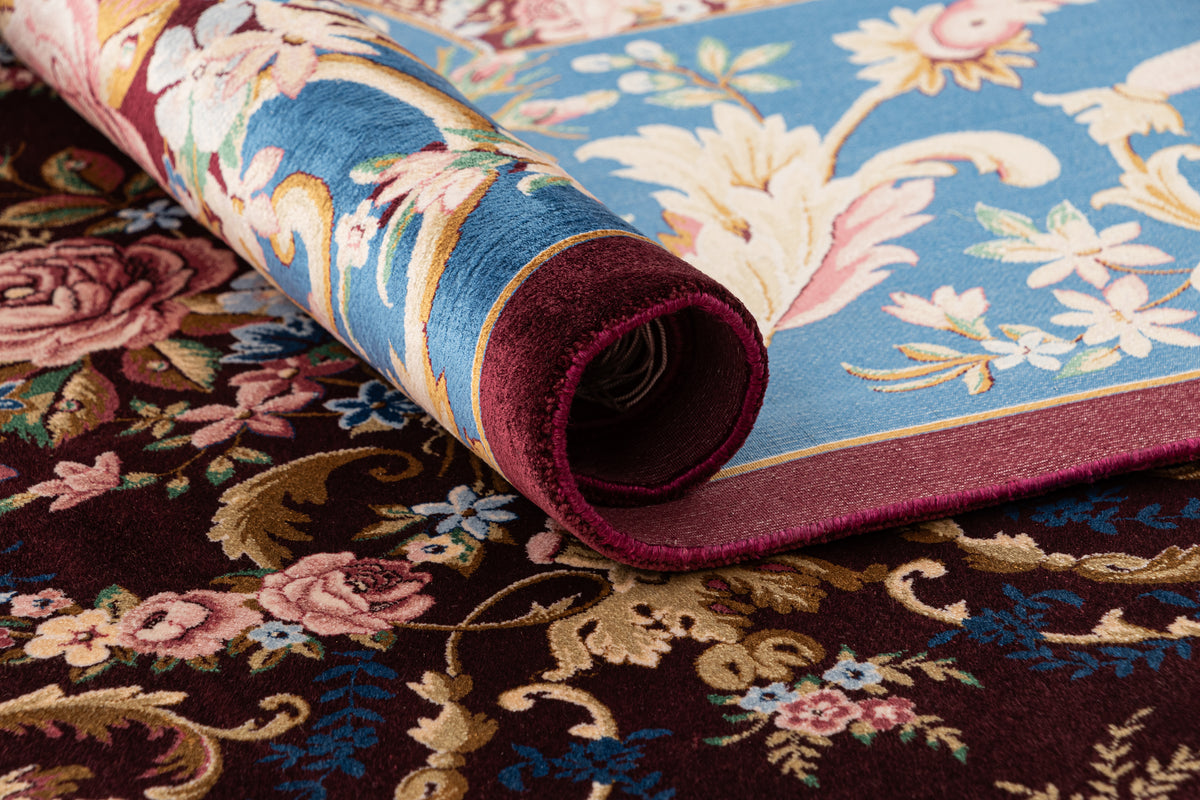 Rechteck Teppich Ghom Design in Rot von Hadorn™ - Lifestyle Image