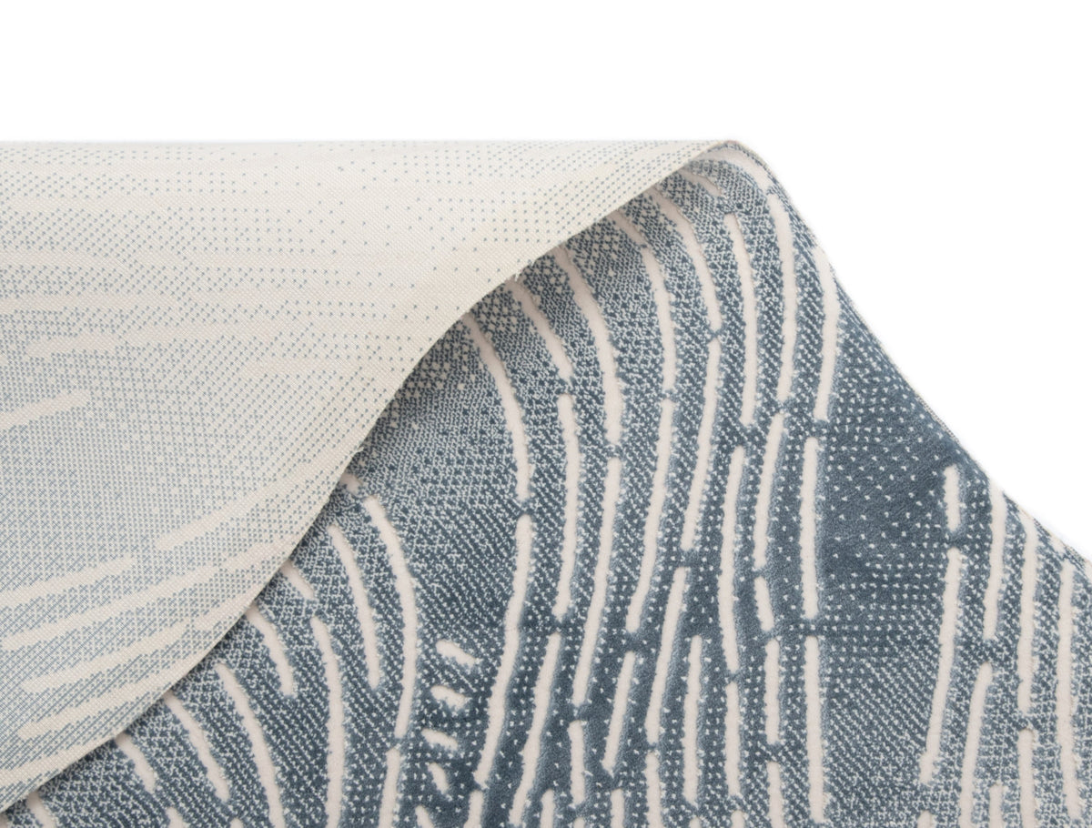 Läufer Teppich Royal Wavy in Blau von Hadorn™ - Lifestyle Image