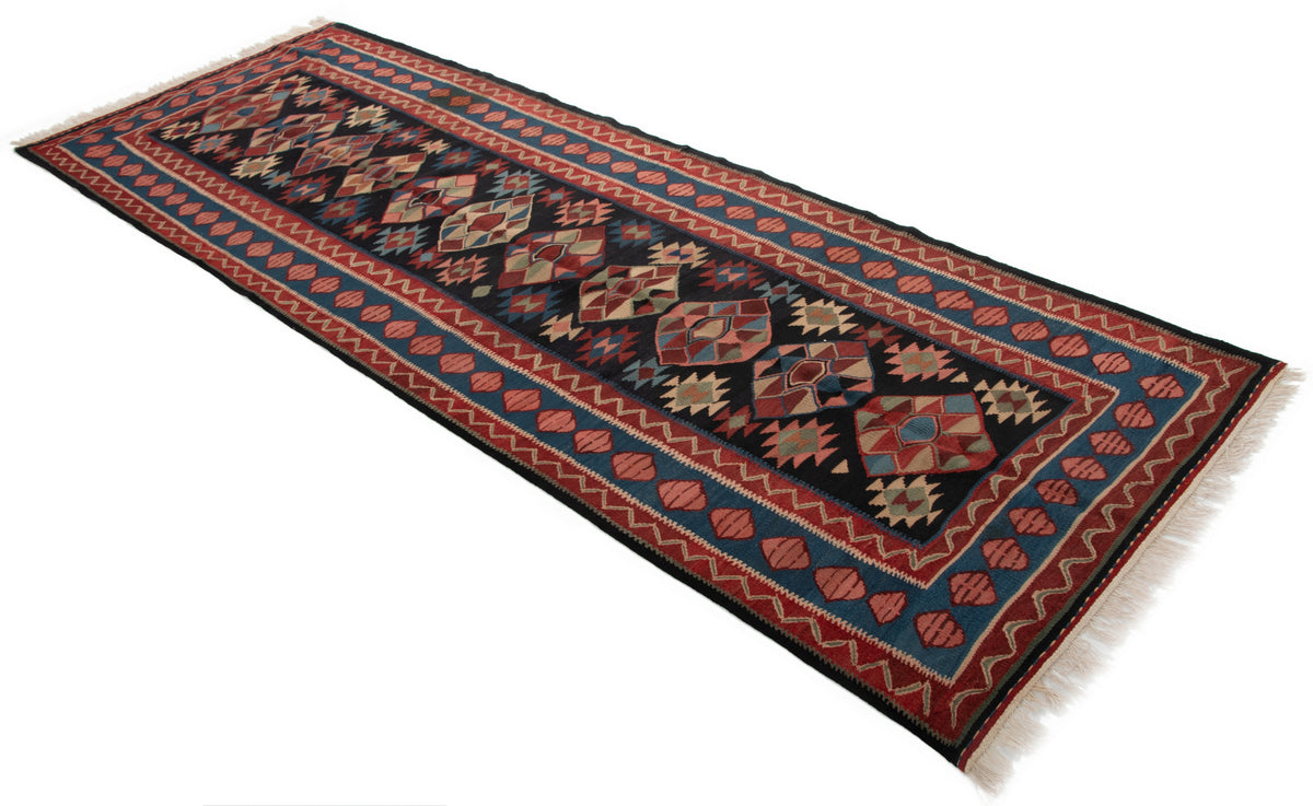 Wolle Persien Teppich Kelim in Orange von Hadorn™ - Lifestyle Image