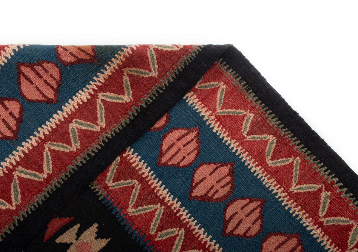 Wolle Persien Teppich Kelim in Orange von Hadorn™ - Lifestyle Image