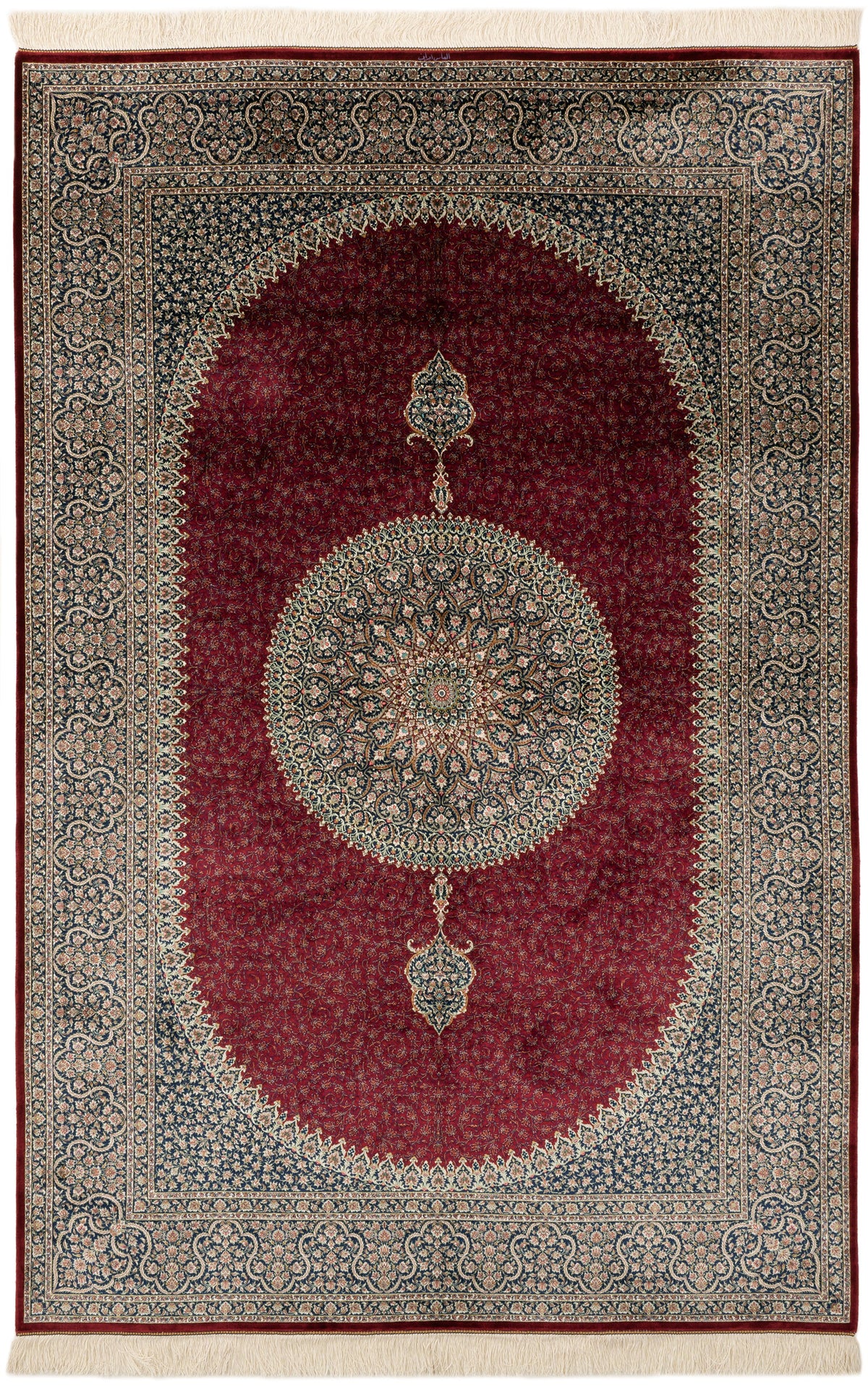 Rechteck Teppich Ghom Design in Rot von Hadorn™ - Lifestyle Image