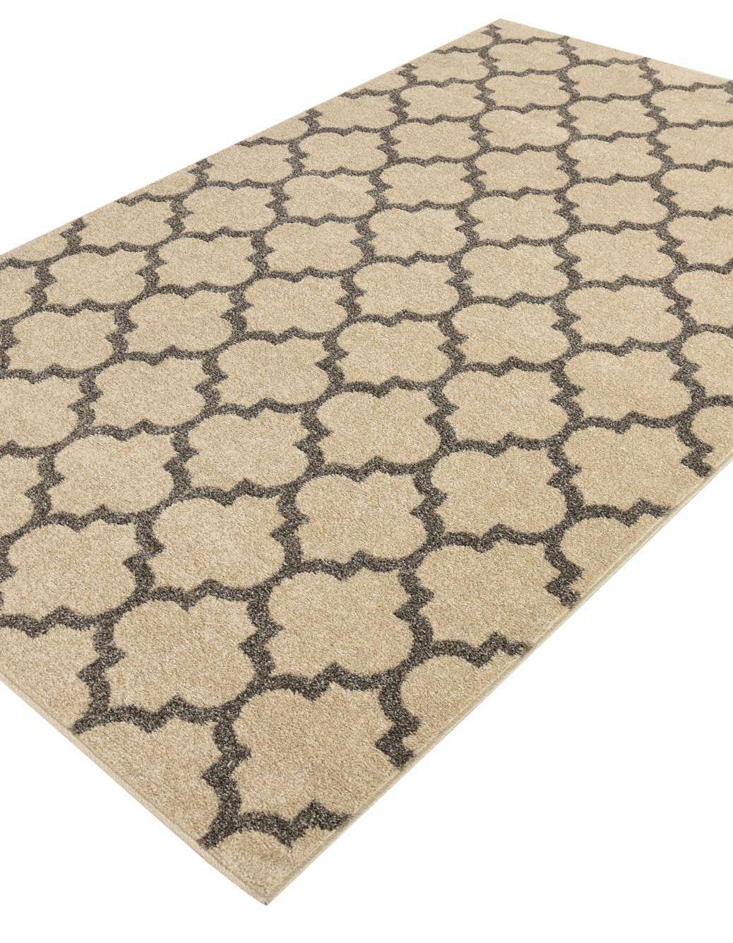 Rechteck Teppich Trellis in Beige und Grau von Hadorn™ - Lifestyle Image