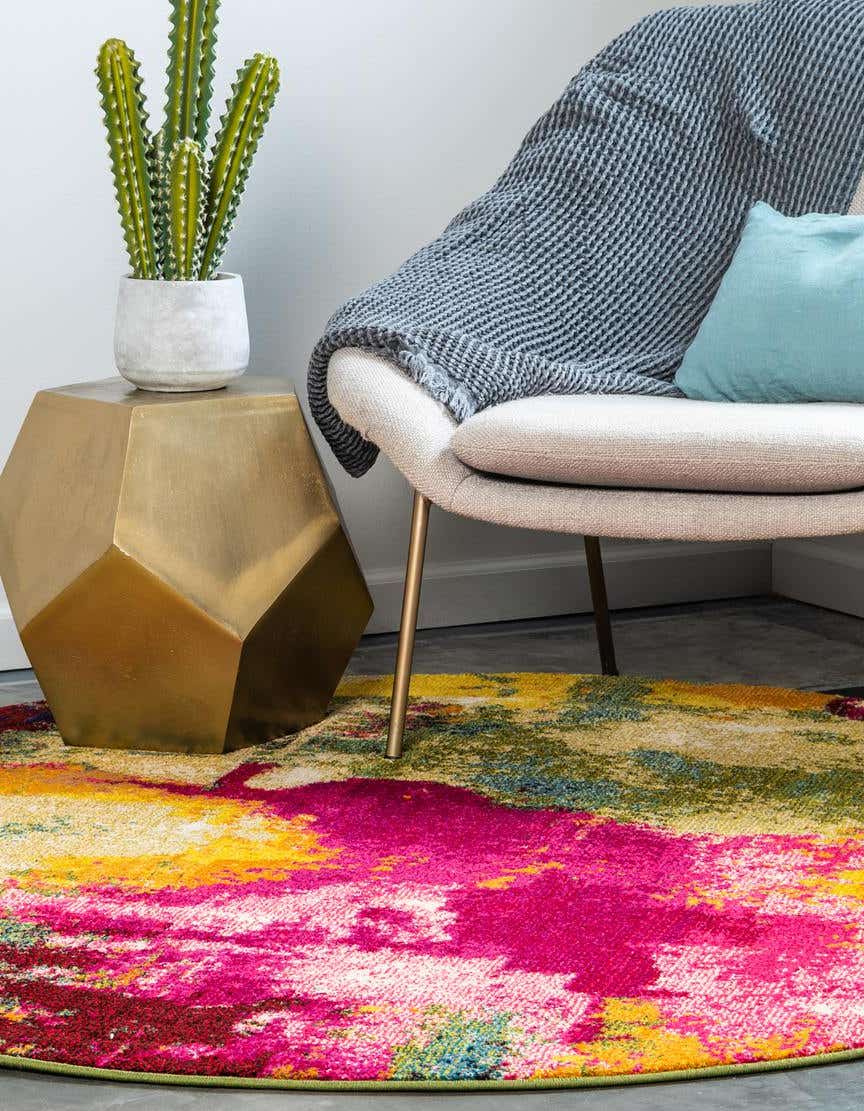 Rund Teppich Casablanca in Mehrfarbig von Hadorn™ - Lifestyle Image