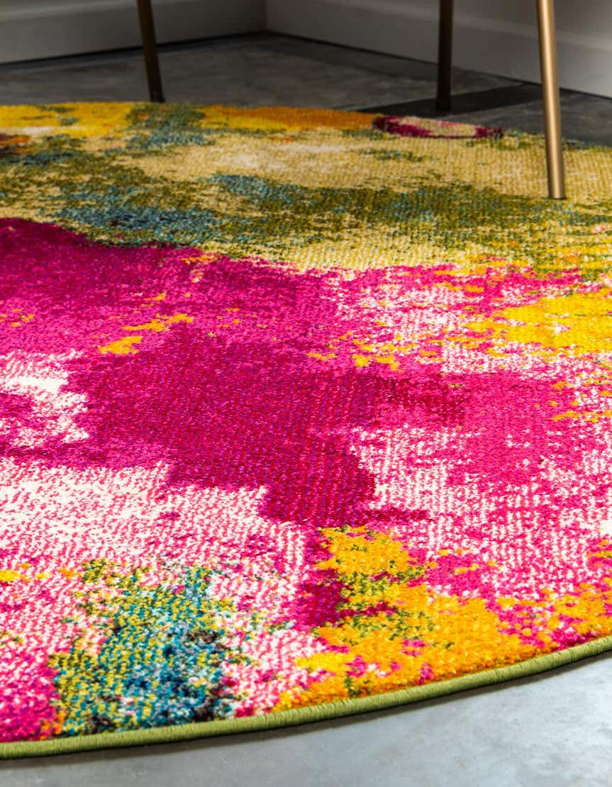 Rund Teppich Casablanca in Mehrfarbig von Hadorn™ - Lifestyle Image