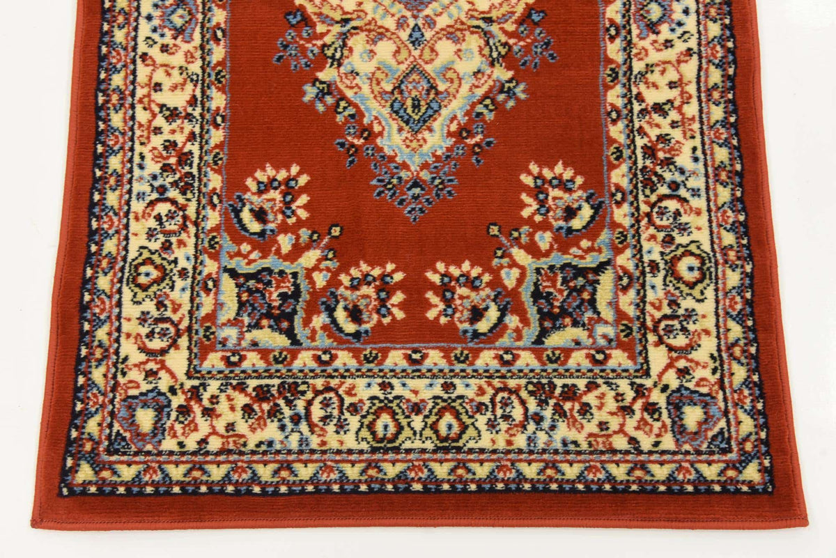Läufer Teppich Mashhad Design in Rot von Hadorn™ - Lifestyle Image