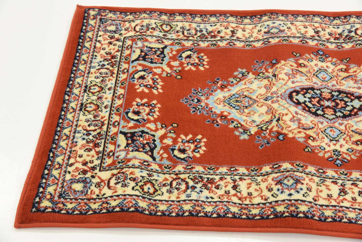 Läufer Teppich Mashhad Design in Rot von Hadorn™ - Lifestyle Image