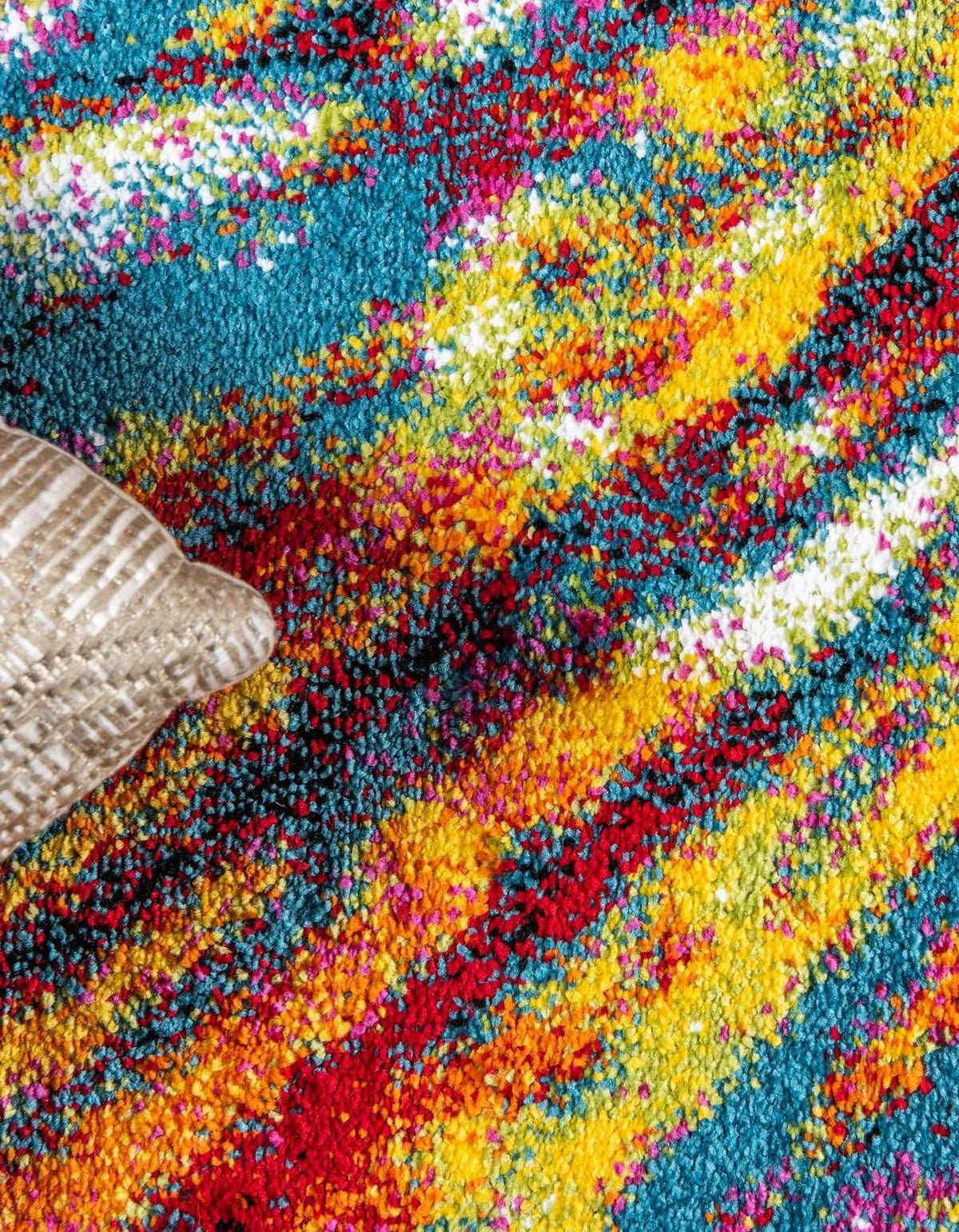 Rund Teppich Florence in Mehrfarbig von Hadorn™ - Lifestyle Image