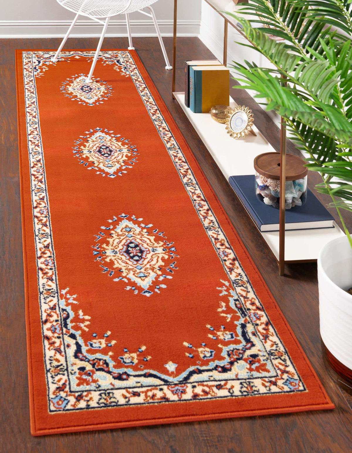 Läufer Teppich Mashhad Design in Rot von Hadorn™ - Lifestyle Image