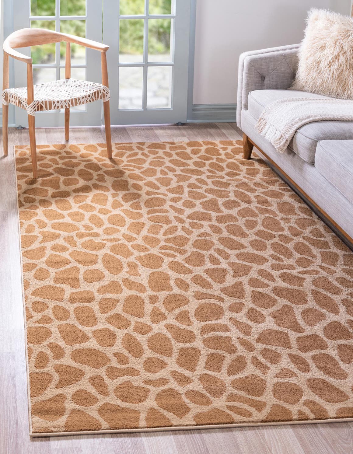Rechteck Teppich Safari in Gelb von Hadorn™ - Lifestyle Image