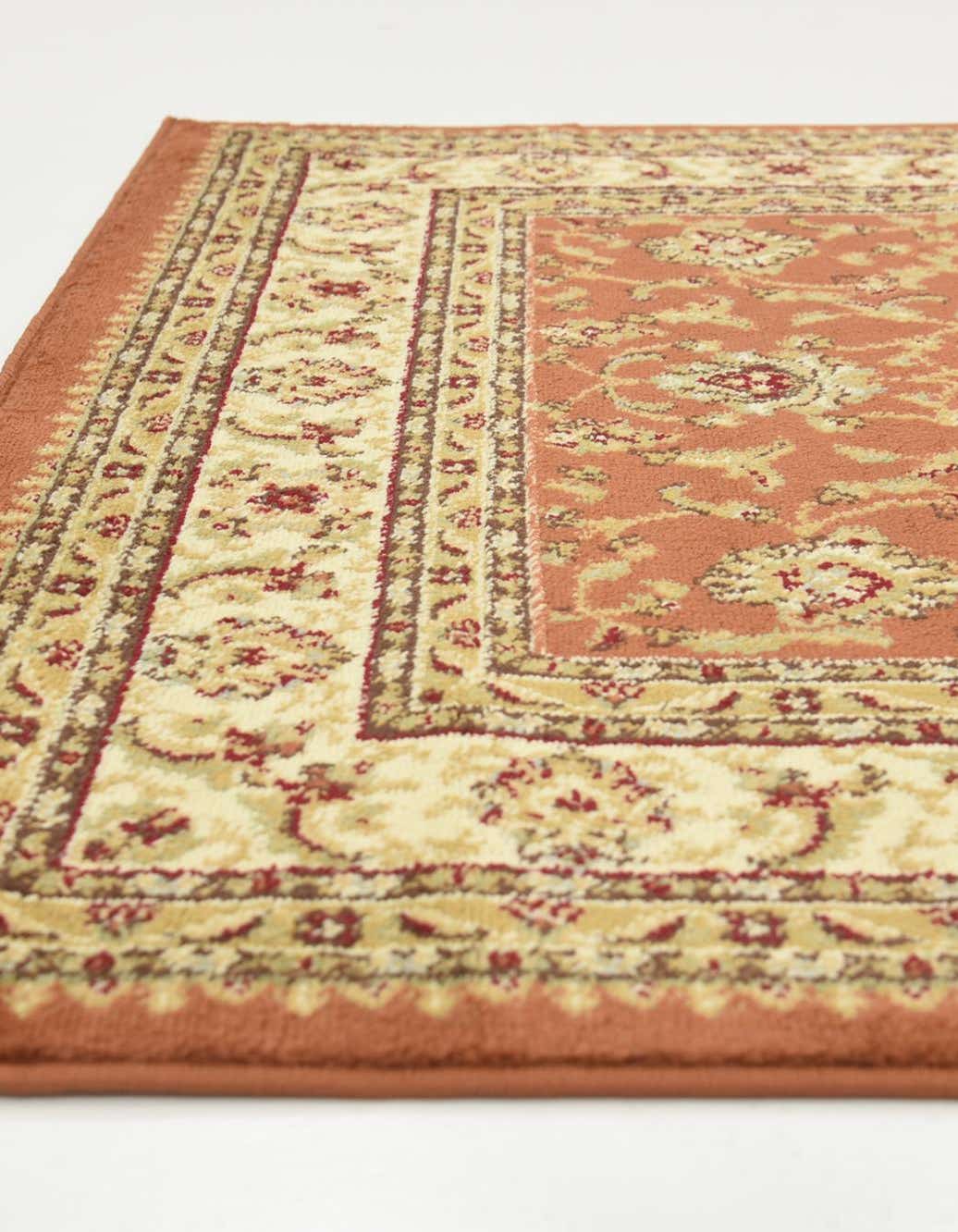 Rechteck Teppich Classic Agra in Ziegelrotes helles Rosa von Hadorn™ - Lifestyle Image