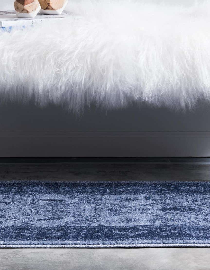 Läufer Teppich Vista in Blau von Hadorn™ - Lifestyle Image