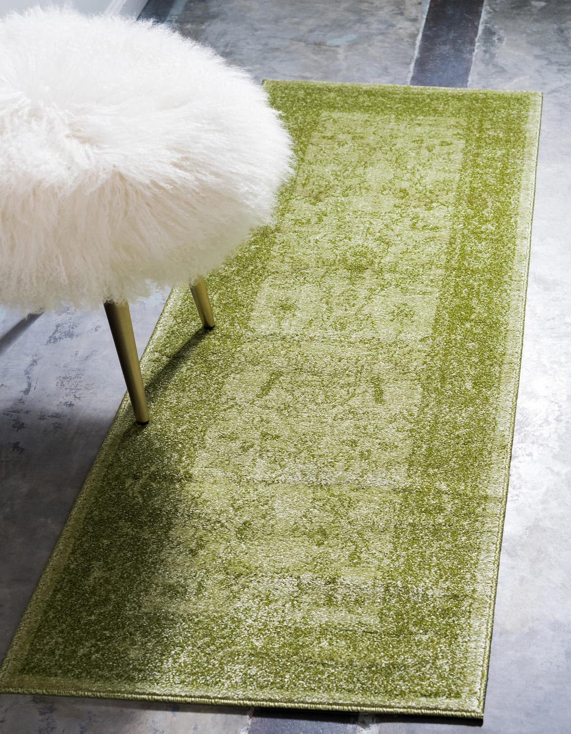 Läufer Teppich Vista in Hellgrün von Hadorn™ - Lifestyle Image