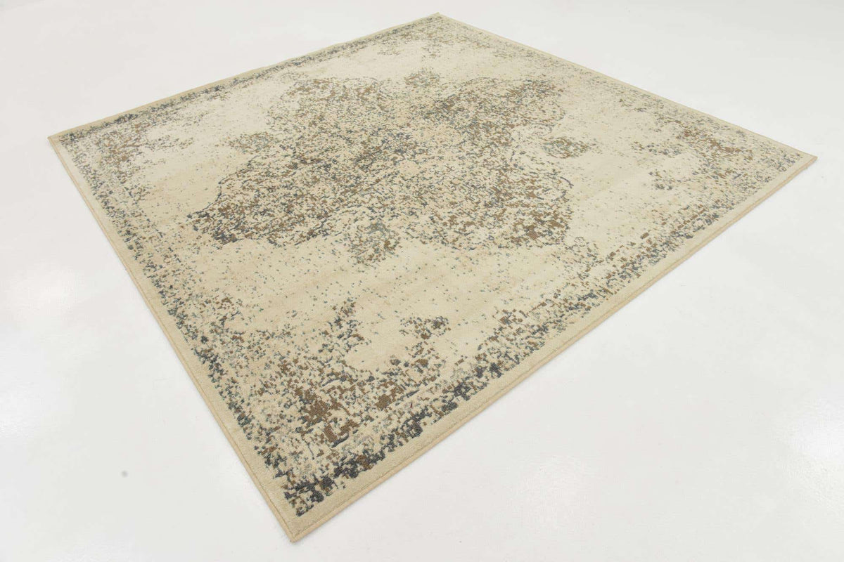 Quadratisch Teppich Sahara in Creme von Hadorn™ - Lifestyle Image