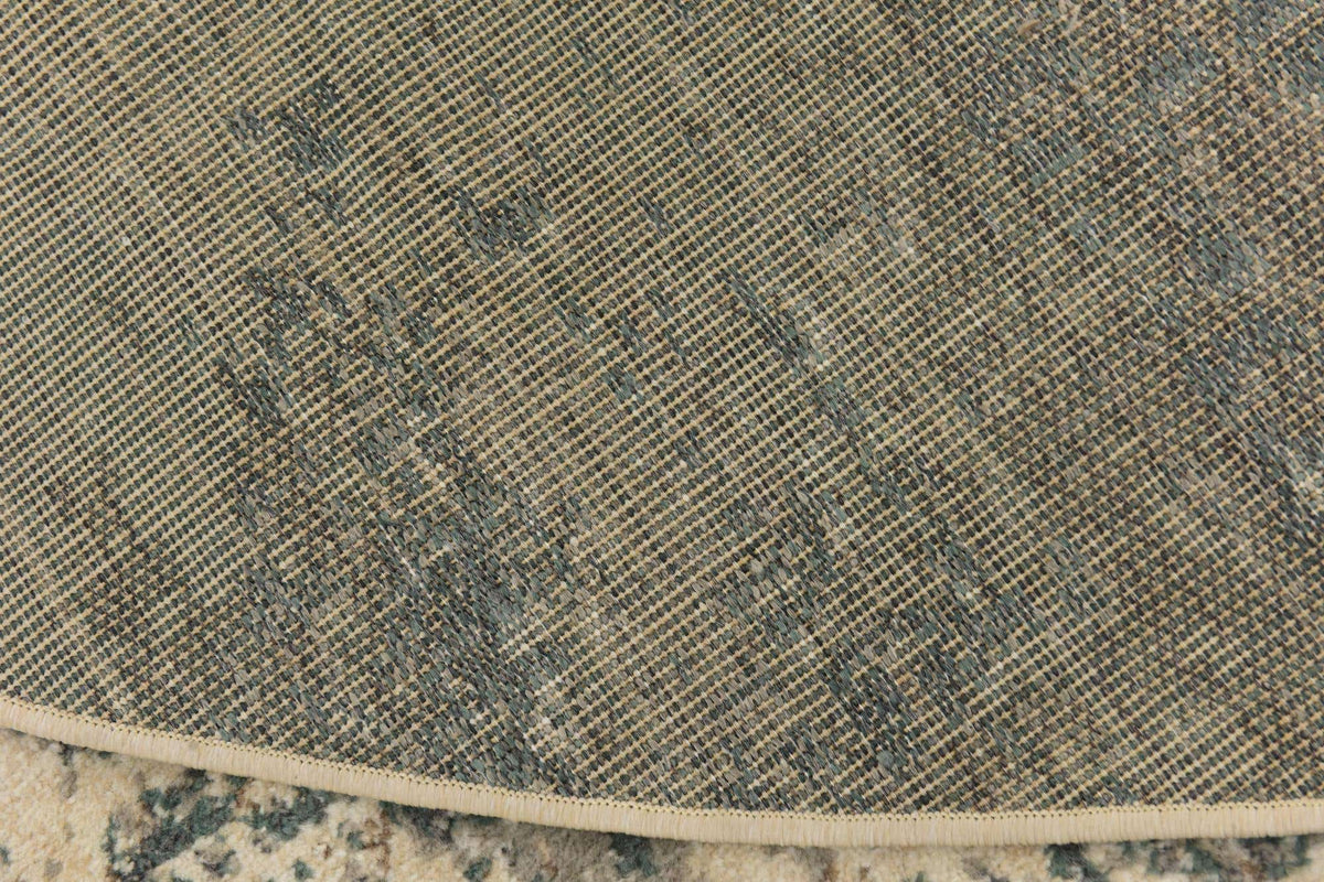 Rund Teppich Sahara in Beige von Hadorn™ - Lifestyle Image
