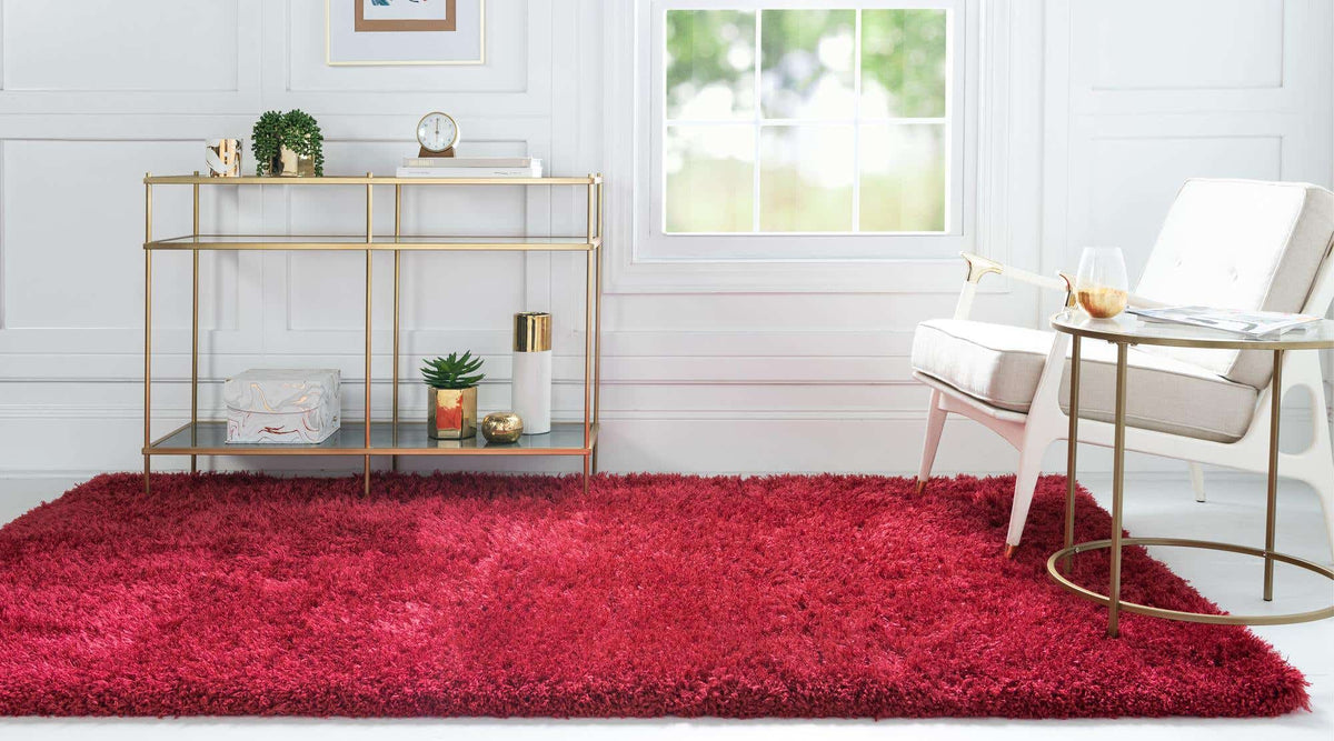 Rechteck Teppich Marilyn Monroe™ Glam Trellis in Rot von Hadorn™ - Lifestyle Image