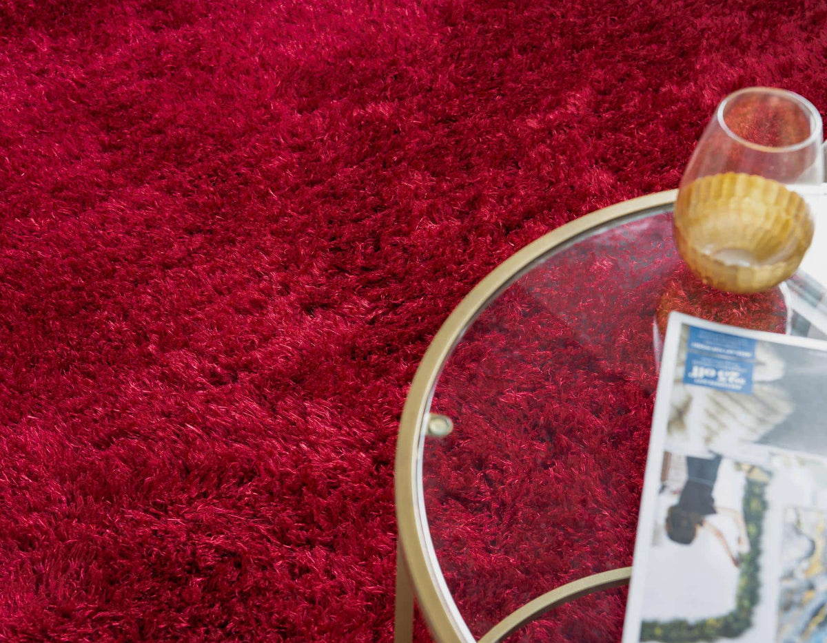 Rechteck Teppich Marilyn Monroe™ Glam Trellis in Rot von Hadorn™ - Lifestyle Image