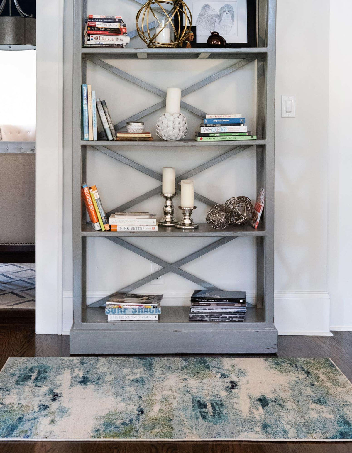 Rechteck Teppich Spectrum in Hellblau von Hadorn™ - Lifestyle Image