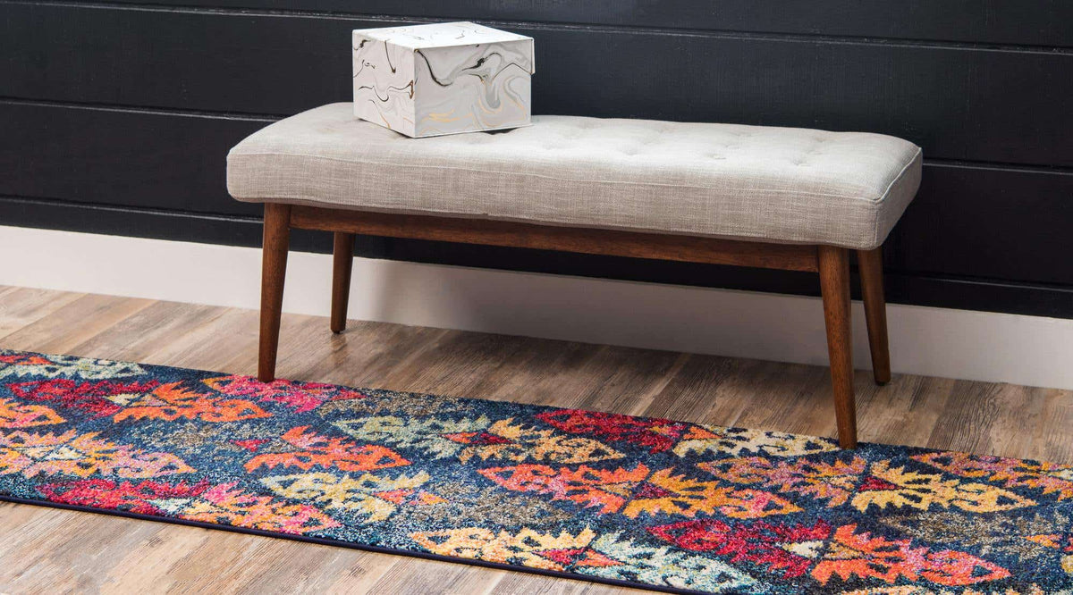Läufer Teppich Santa Fe in Blau von Hadorn™ - Lifestyle Image