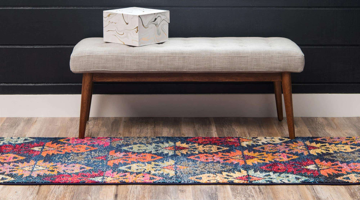 Läufer Teppich Santa Fe in Blau von Hadorn™ - Lifestyle Image