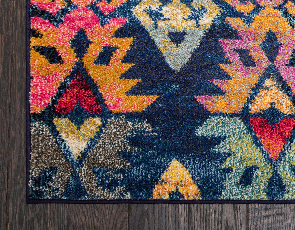 Läufer Teppich Santa Fe in Blau von Hadorn™ - Lifestyle Image