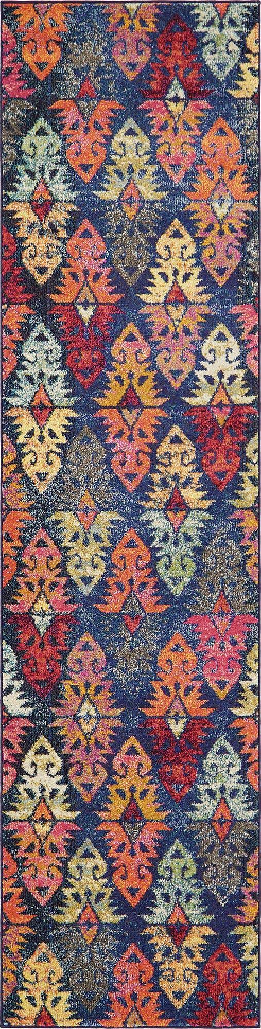 Läufer Teppich Santa Fe in Blau von Hadorn™ - Lifestyle Image