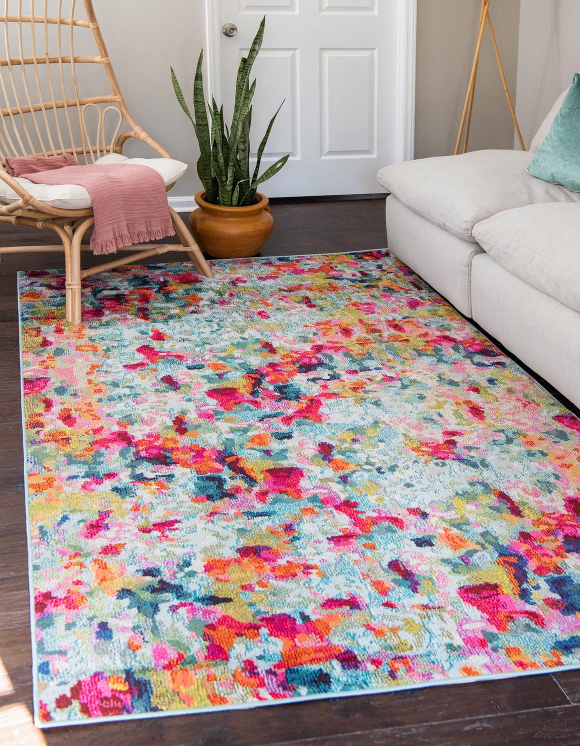 Rechteck Teppich Spectrum in Mehrfarbig von Hadorn™ - Lifestyle Image