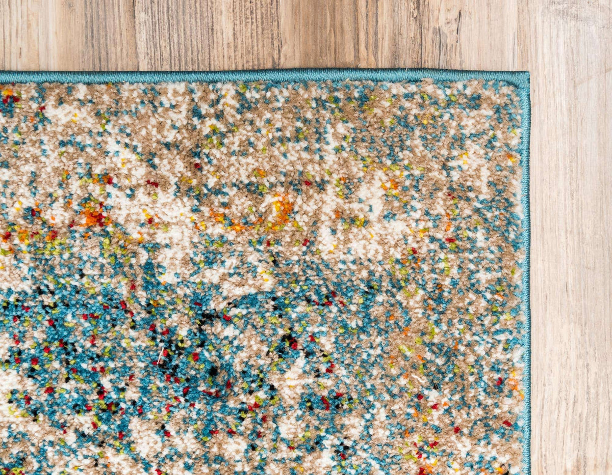 Rechteck Teppich Venice in Blau von Hadorn™ - Lifestyle Image
