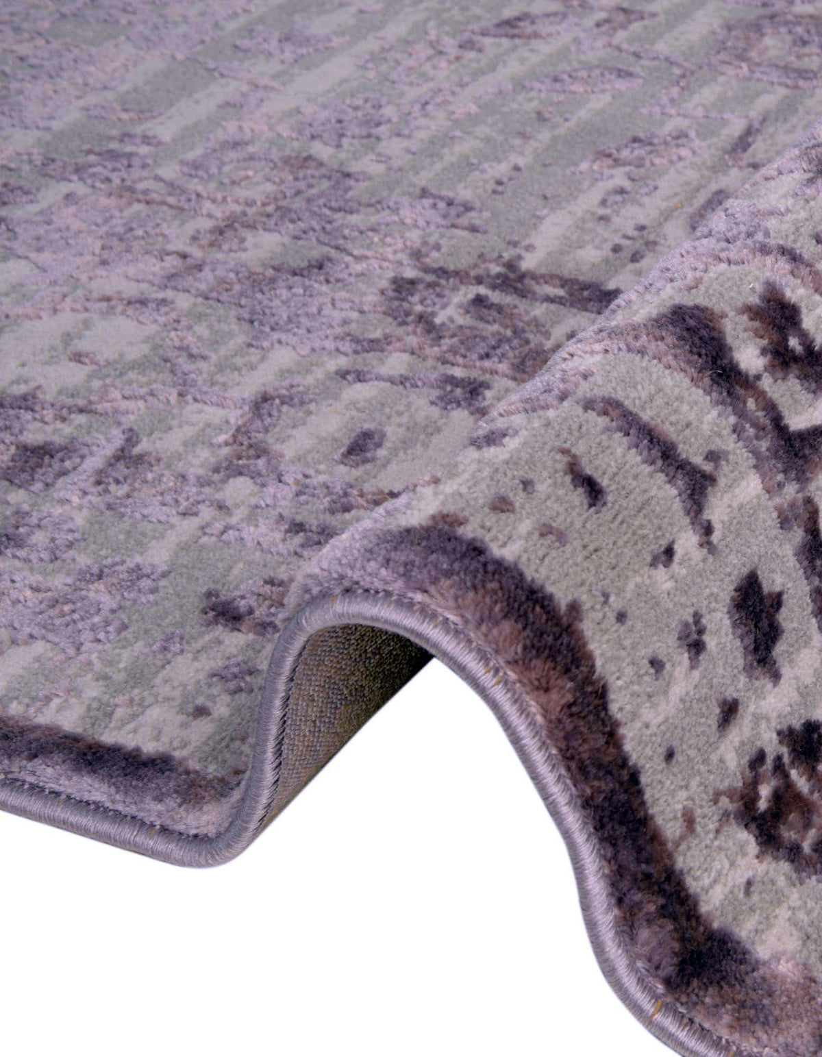 Rechteck Teppich Chesterfield in Violett von Hadorn™ - Lifestyle Image