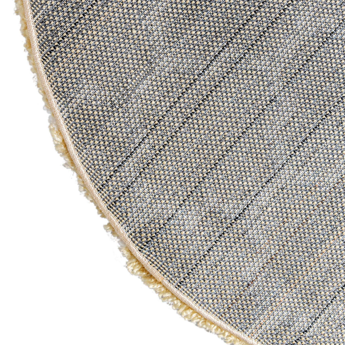Rund Hochflorteppich Marrakesh Shag in Gelb von Hadorn™ - Lifestyle Image