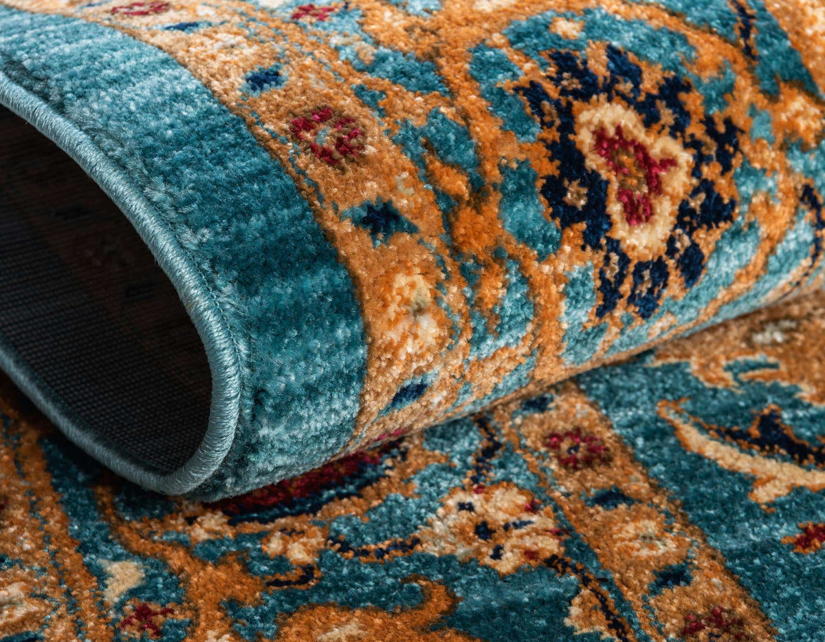 Rechteck Teppich Graham in Türkis von Hadorn™ - Lifestyle Image