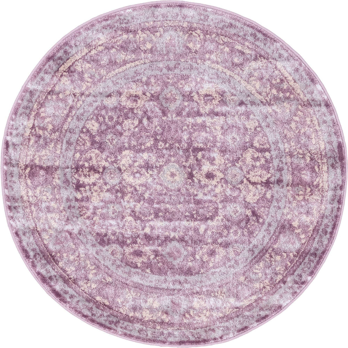 Rund Teppich Legacy in Violett von Hadorn™ - Lifestyle Image