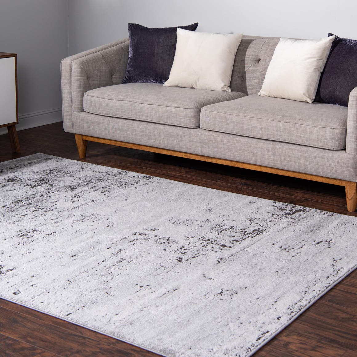 Rechteck Teppich Leipzig in Grau von Hadorn™ - Lifestyle Image
