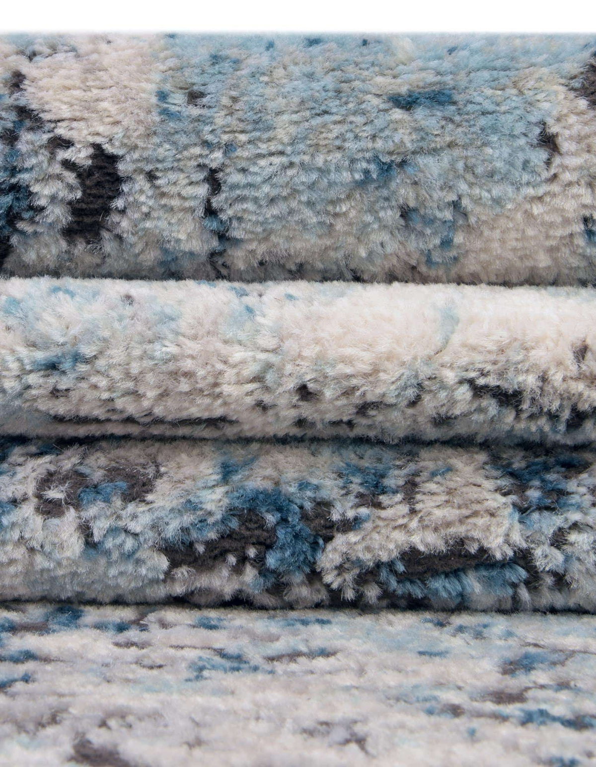 Rund Teppich Leipzig in Blau von Hadorn™ - Lifestyle Image