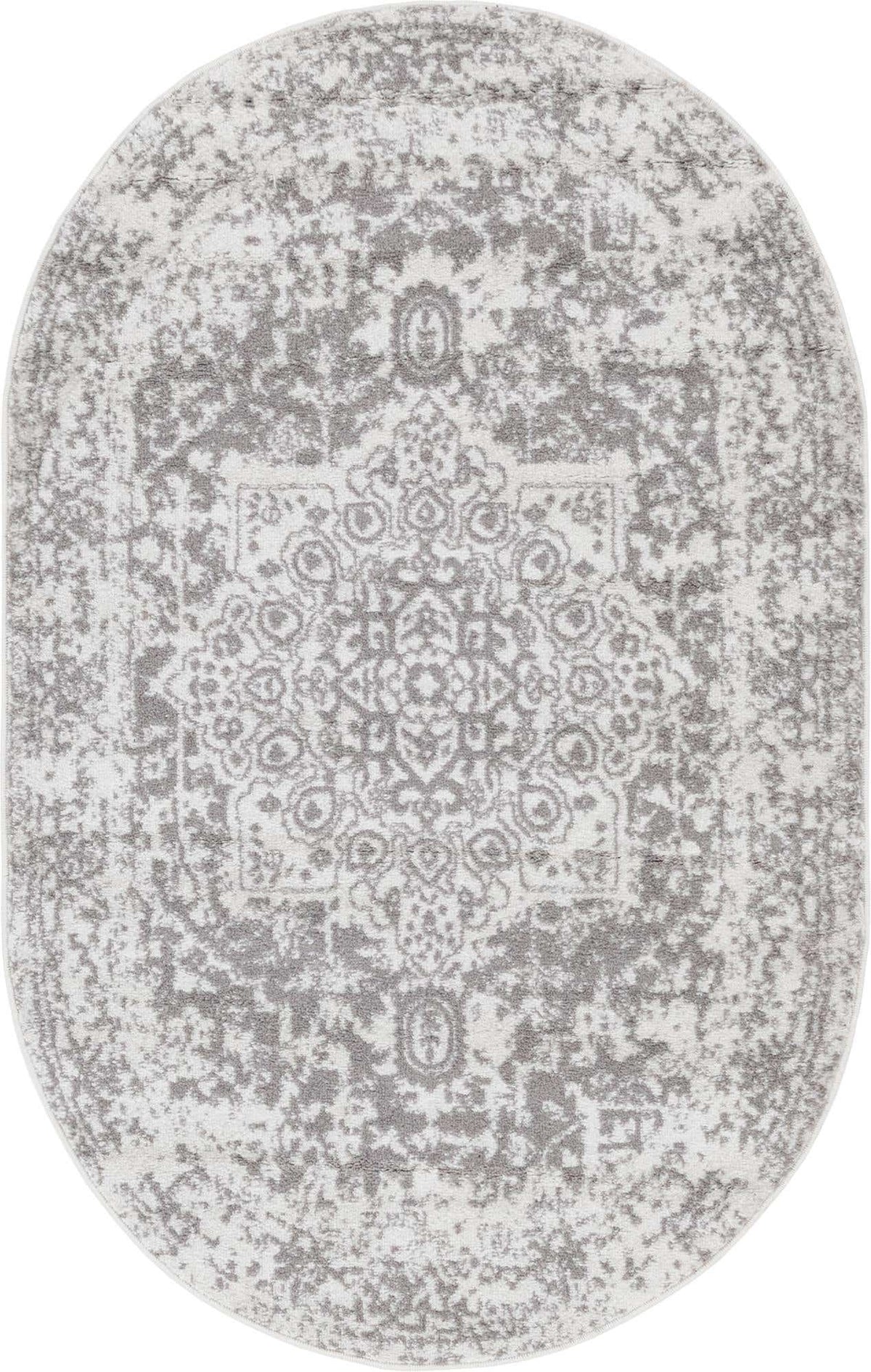 Oval Teppich Arlington in Weiss von Hadorn™ - Lifestyle Image
