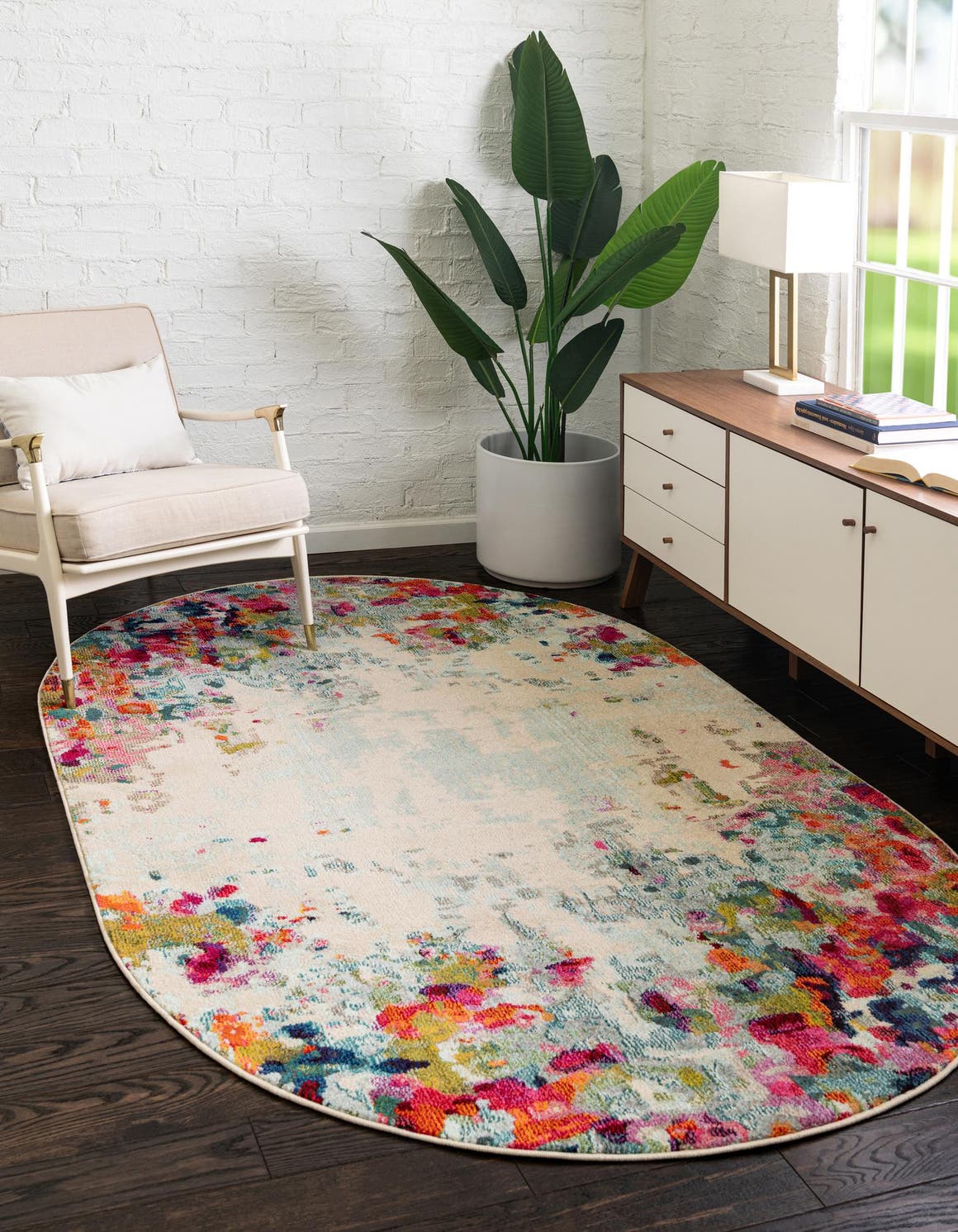 Oval Teppich Spectrum in Mehrfarbig von Hadorn™ - Lifestyle Image