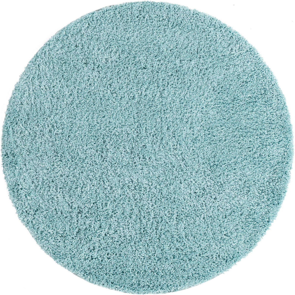 Rund Hochflorteppich Everyday Shag in Türkis von Hadorn™ - Lifestyle Image
