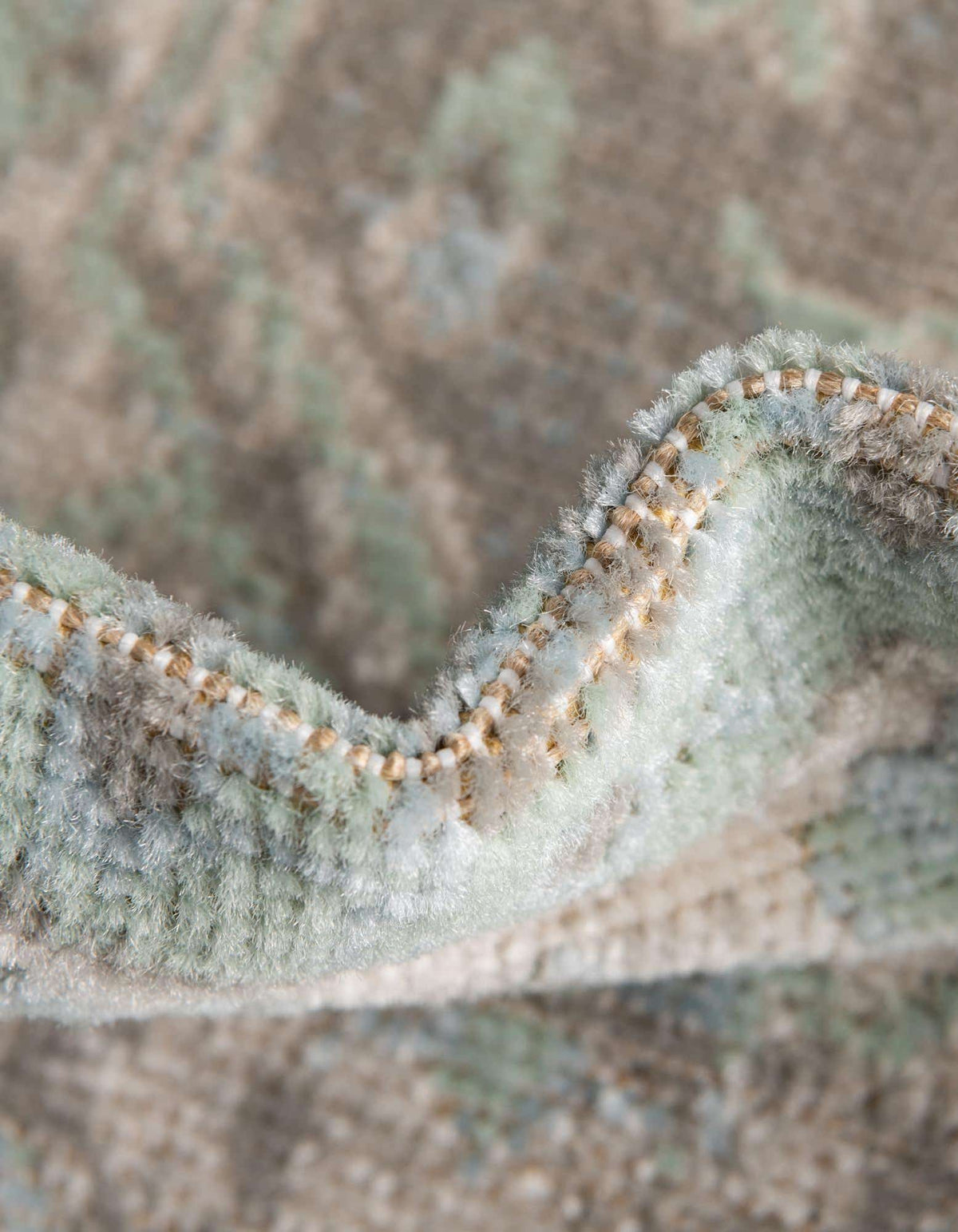 Rechteck Teppich Whitney in Minze von Hadorn™ - Lifestyle Image