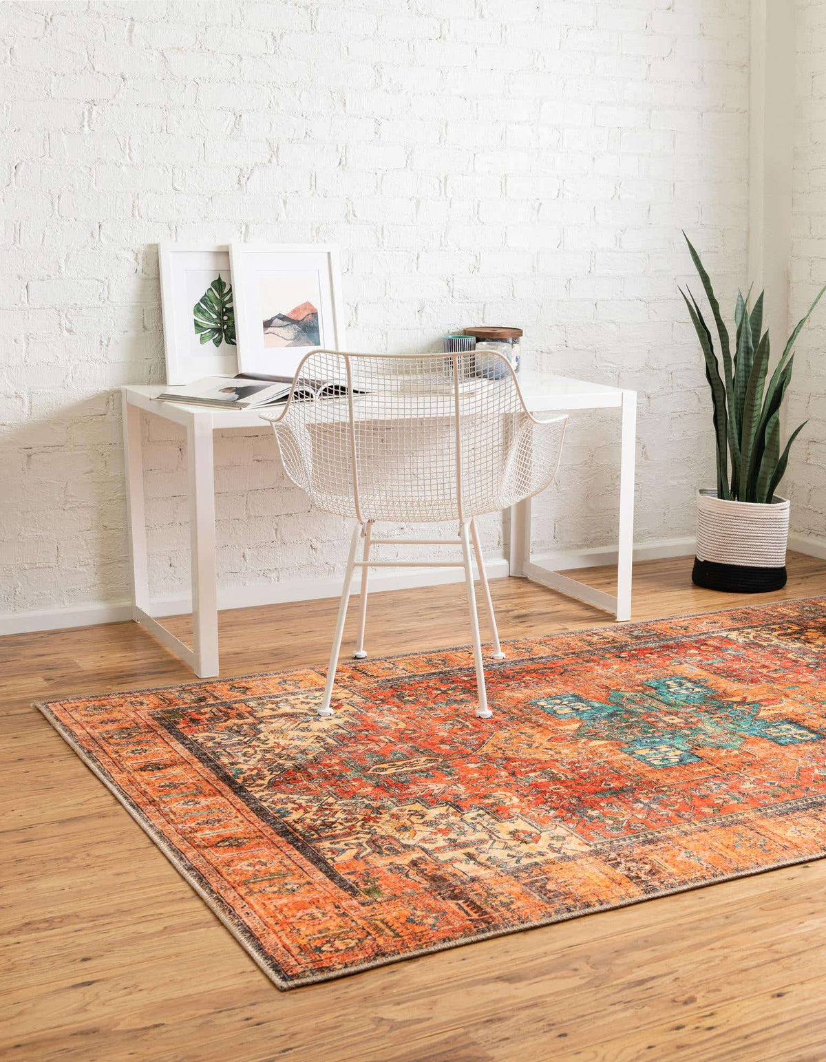 Rechteck Teppich Timeless in Rostrot von Hadorn™ - Lifestyle Image