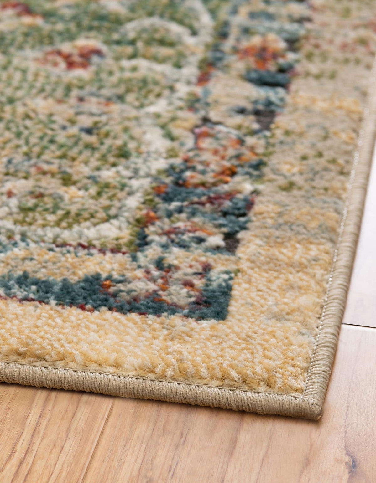 Quadratisch Teppich Isabella in Grün von Hadorn™ - Lifestyle Image