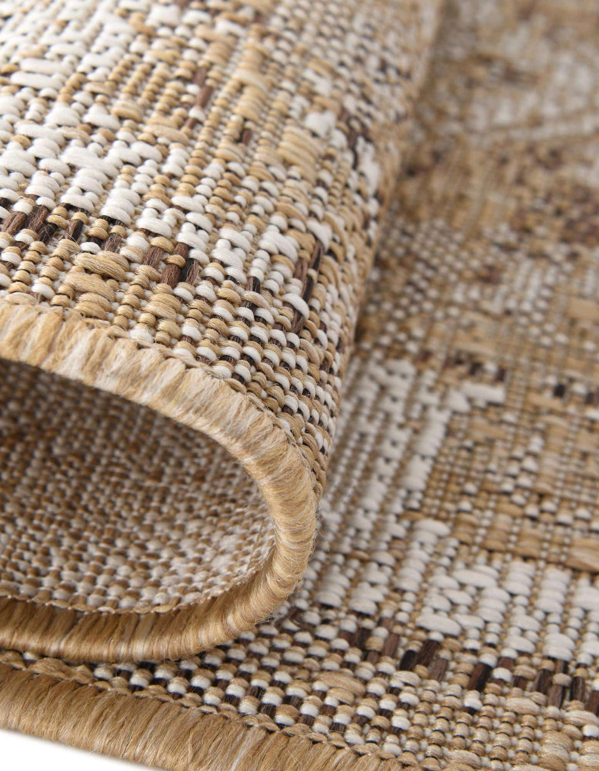 Rechteck Outdoor Teppich Outdoor Traditional in Natürlich von Hadorn™ - Lifestyle Image