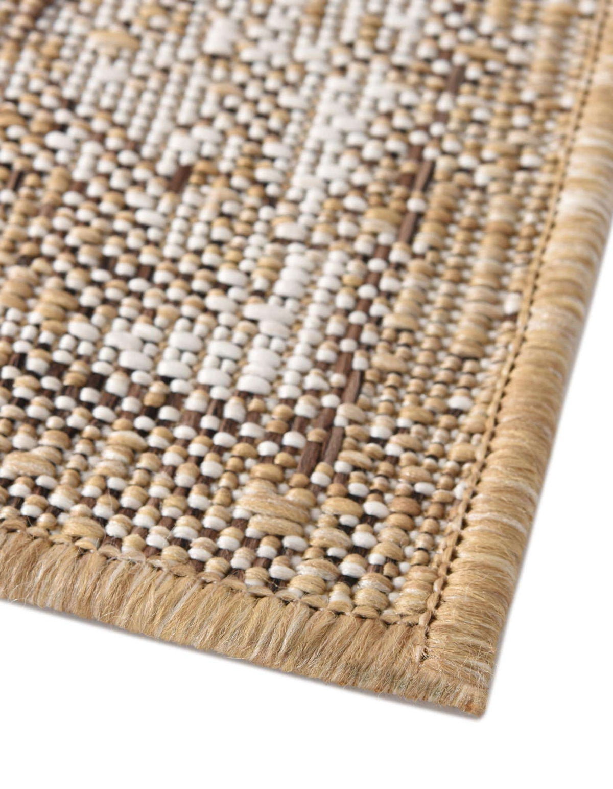 Rechteck Outdoor Teppich Outdoor Traditional in Natürlich von Hadorn™ - Lifestyle Image