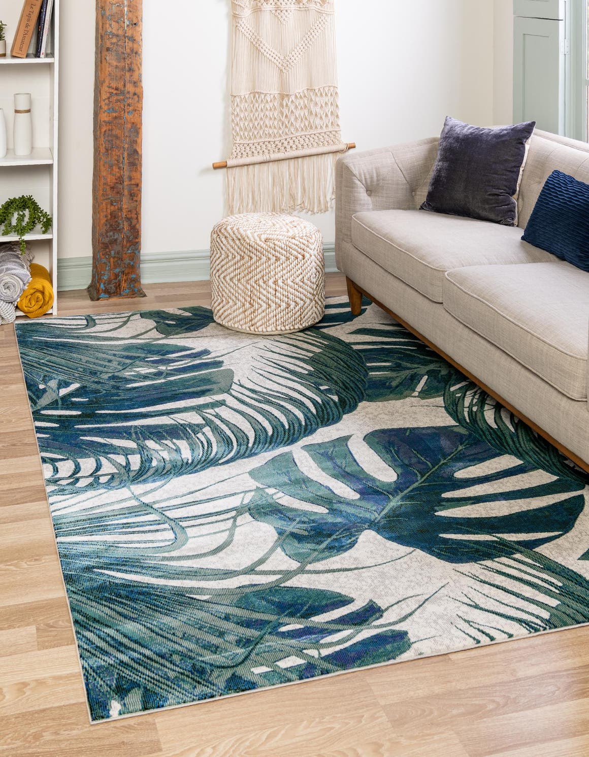 Rechteck Teppich Blossom in Elfenbein von Hadorn™ - Lifestyle Image