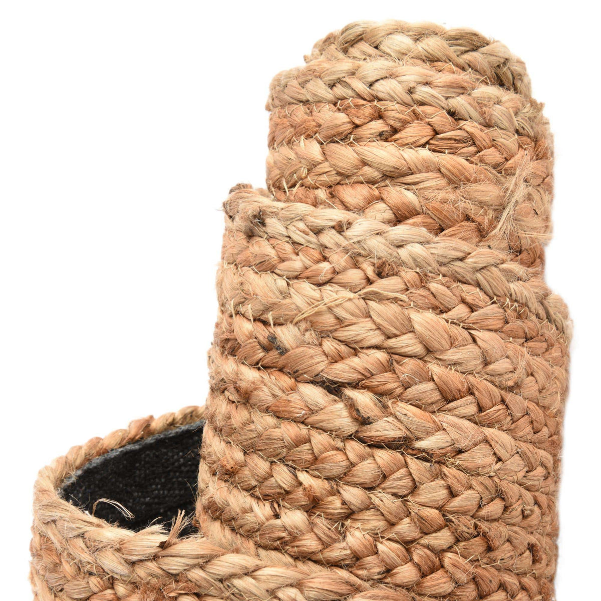 Läufer Handgeflochten Teppich Braided Jute Luxe in Natürlich von Hadorn™ - Lifestyle Image