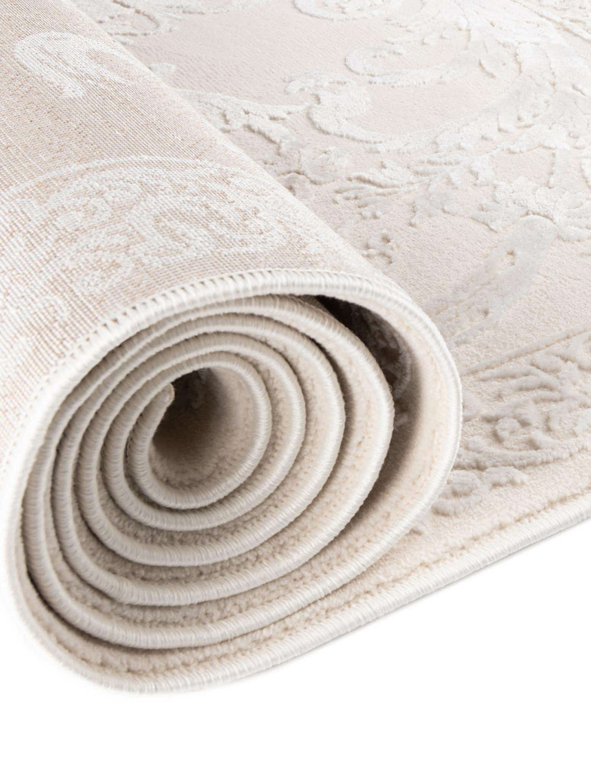 Rechteck Teppich Finsbury in Elfenbein von Hadorn™ - Lifestyle Image